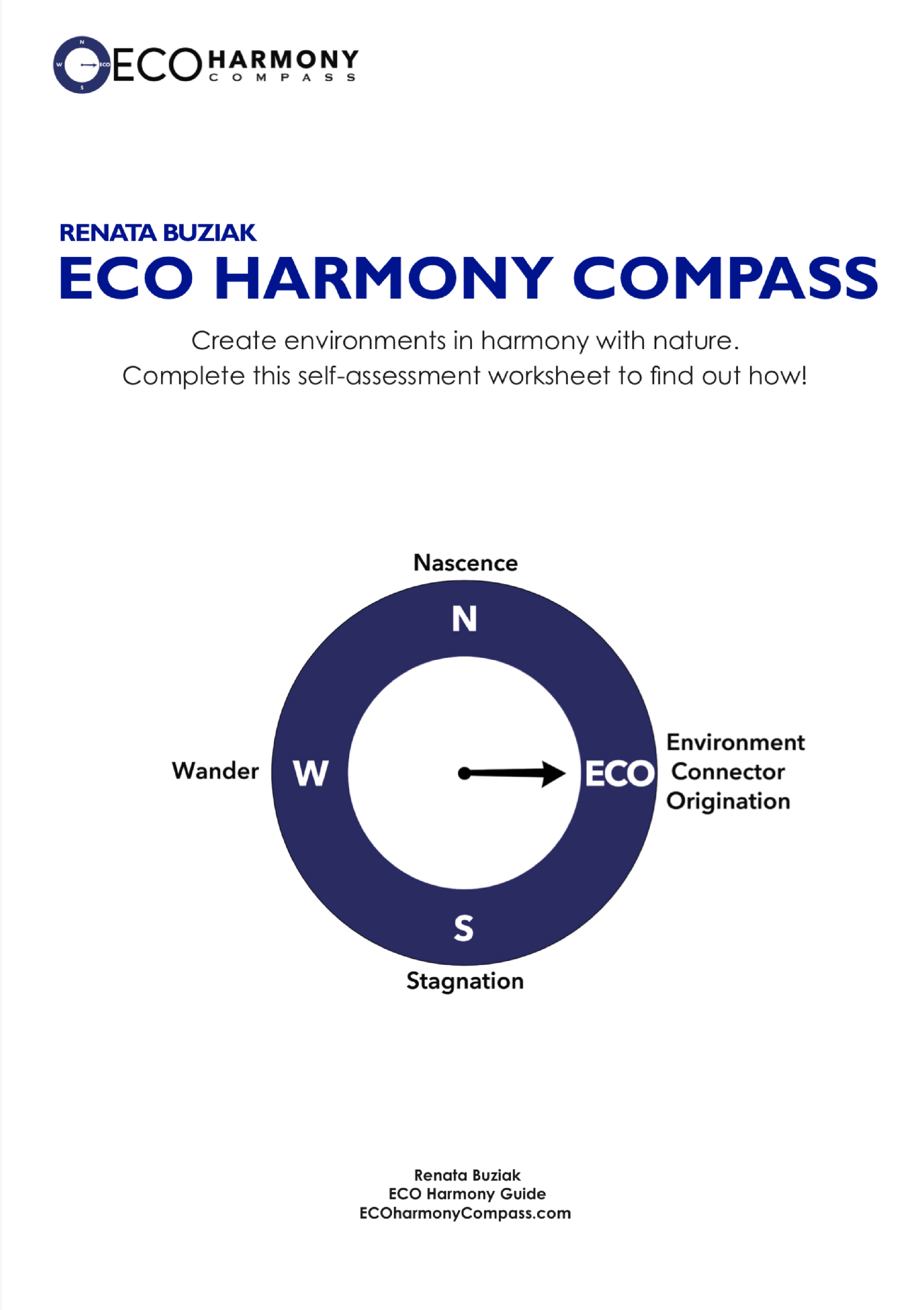 Cover-ECO Harmony Guide - Renata Buziak - ecoharmonycompass.com